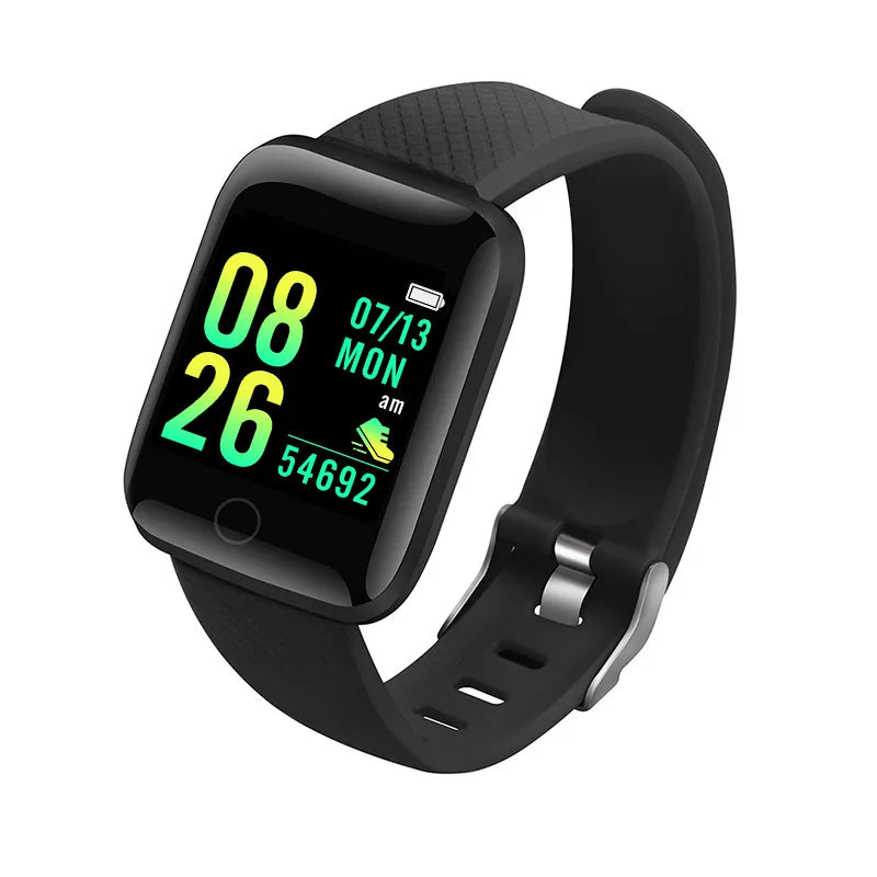 Smartwatch D13 116: Monitore Sua Frequência Cardíaca, Música, Mensagens e Mais – Compatível com IOS e Android, Ideal para Fitness