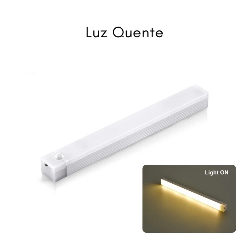 Luz LED Portátil com Sensor de Movimento e Carregamento USB Tipo C – Ilumine sua Casa com Praticidade e Estilo!